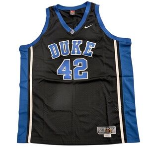 Nike Duke Black and Blue Basketball Jersey